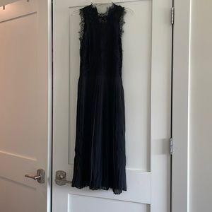 H&M black dress - party or casual / laced top and ruffled bottom